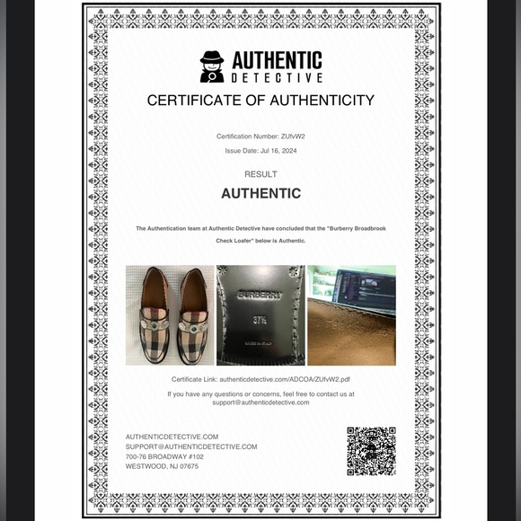 Authentic Burberry Broadbrook Check Logo Loafers Womens - Picture 8 of 8